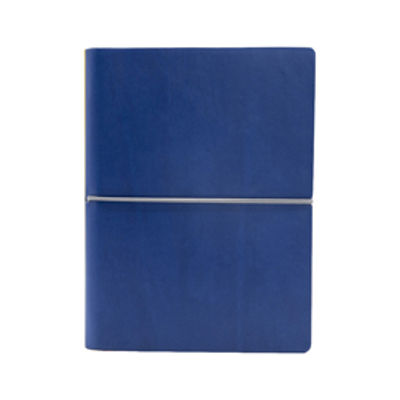 Immagine di Taccuino Evo Ciak - 15 x 21 cm - fogli bianchi - copertina blu - In Tempo [8189CKC32]