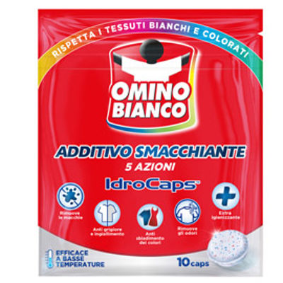 Immagine di Additivo totale idrocaps 5 in 1 - Omino Bianco - conf. 10 pezzi [M92530]