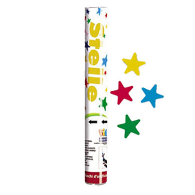 Immagine di Sparacoriandoli Cannon - 8 m - stelle assortite - Big Party [50064]