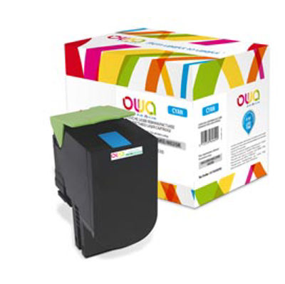 Immagine di Armor - Toner per Lexmark - Ciano - 80C2HC0 - 3.000 pag [K15810OW]