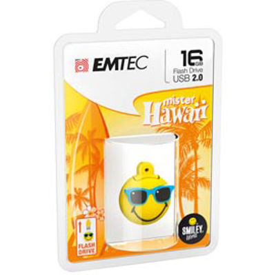 Immagine di Memoria Emtec USB2.0 SW108 16GB SW Mr Hawaii Y [ECMMD16GSW108]