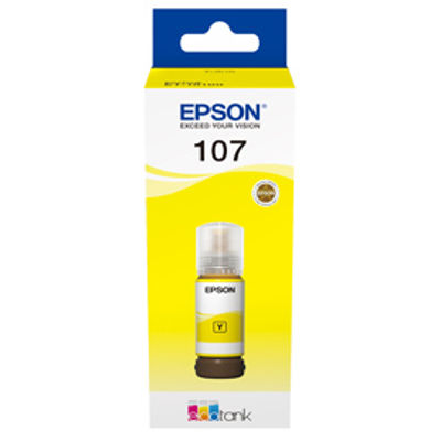 Immagine di Epson Cartuccia EcoTank 107 Giallo [C13T09B440]