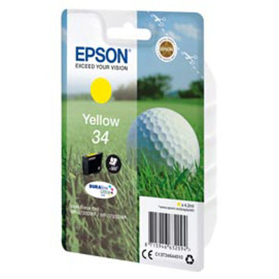 Immagine di Epson - Cartuccia ink - 34 - Giallo - C13T34644010 - 4,2ml [C13T34644010]