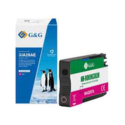 Immagine di GG - Cartuccia ink Compatibile per HP OfficeJet Pro 9010/9010e/9012 - Magenta [NH-R00963XLM]