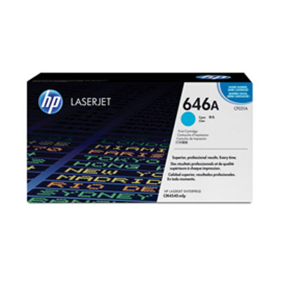 Immagine di Hp - Toner - 646A - Ciano - CF031A - 12.500 pag [CF031A]