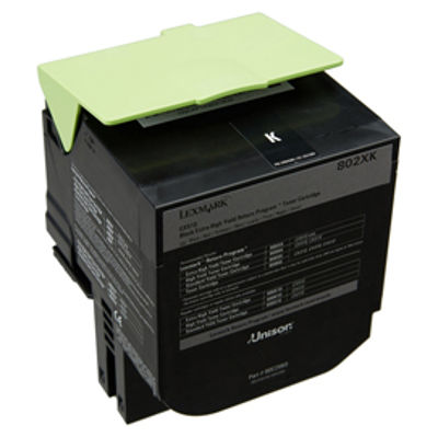Immagine di Lexmark - Toner - Nero - 80C2XK0 - return program - 8.000 pag [80C2XK0]