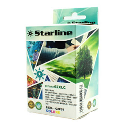Immagine di Starline - Cartuccia Ink - per Hp - C/M/Y -  C2P04AE - 20 ml [JRHP62XLC]