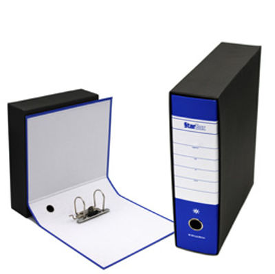 Immagine di REGISTRATORE STARBOX BLU DORSO 8CM F.TO COMMERCIALE Starline [0201935.BL]
