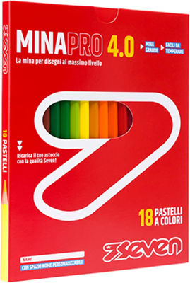 Immagine di PASTELLI MINAPRO 4.0 # - SCATOLA 18 PZ SEVEN PASTELLI [2024_900102364-000]